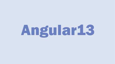 Angular13 教程