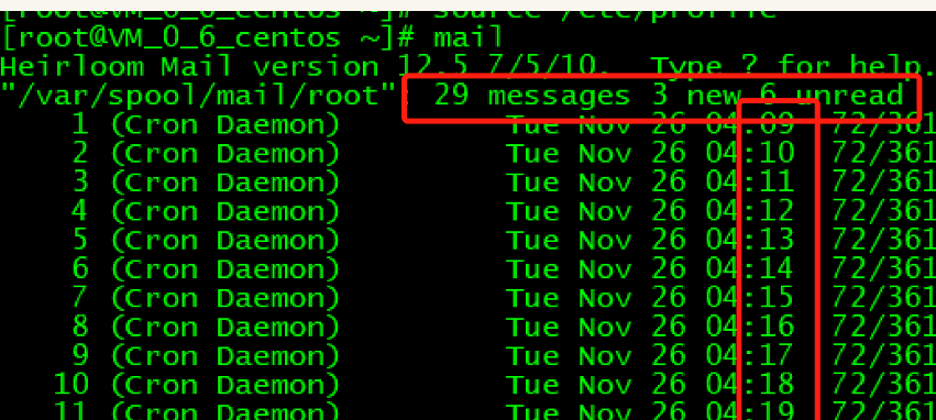 Linux出现You have new mail in /var/spool/mail/root提示，关闭邮件提示清理内容的解决方案